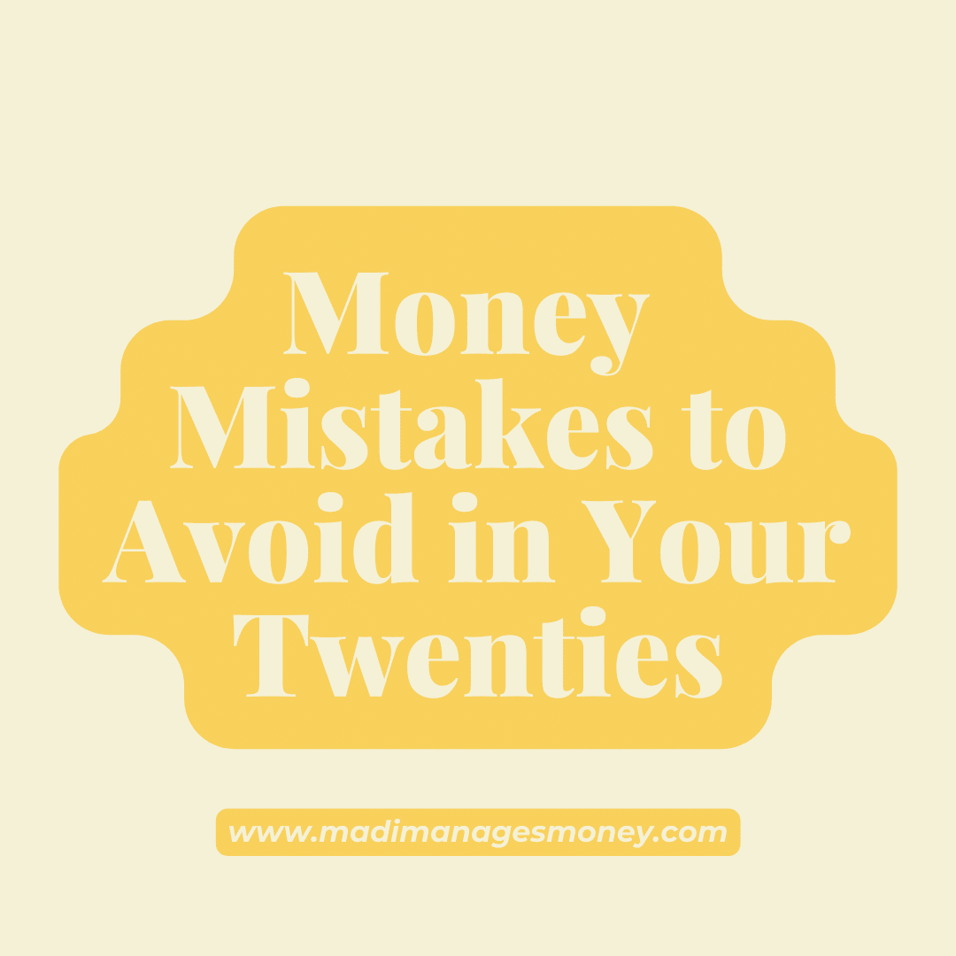 money mistakes to avoid in your 20s