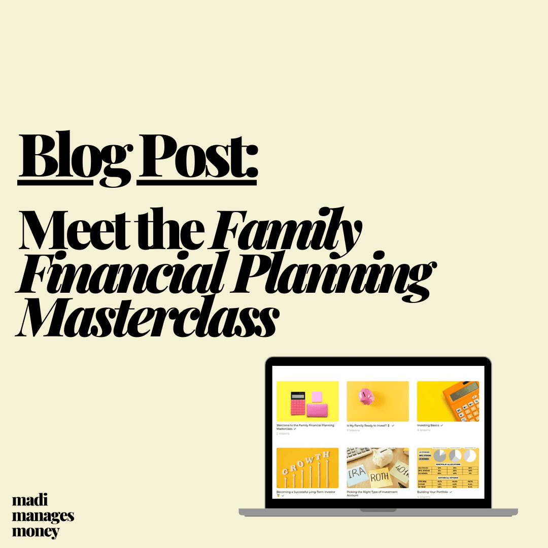 family financial planning masterclass