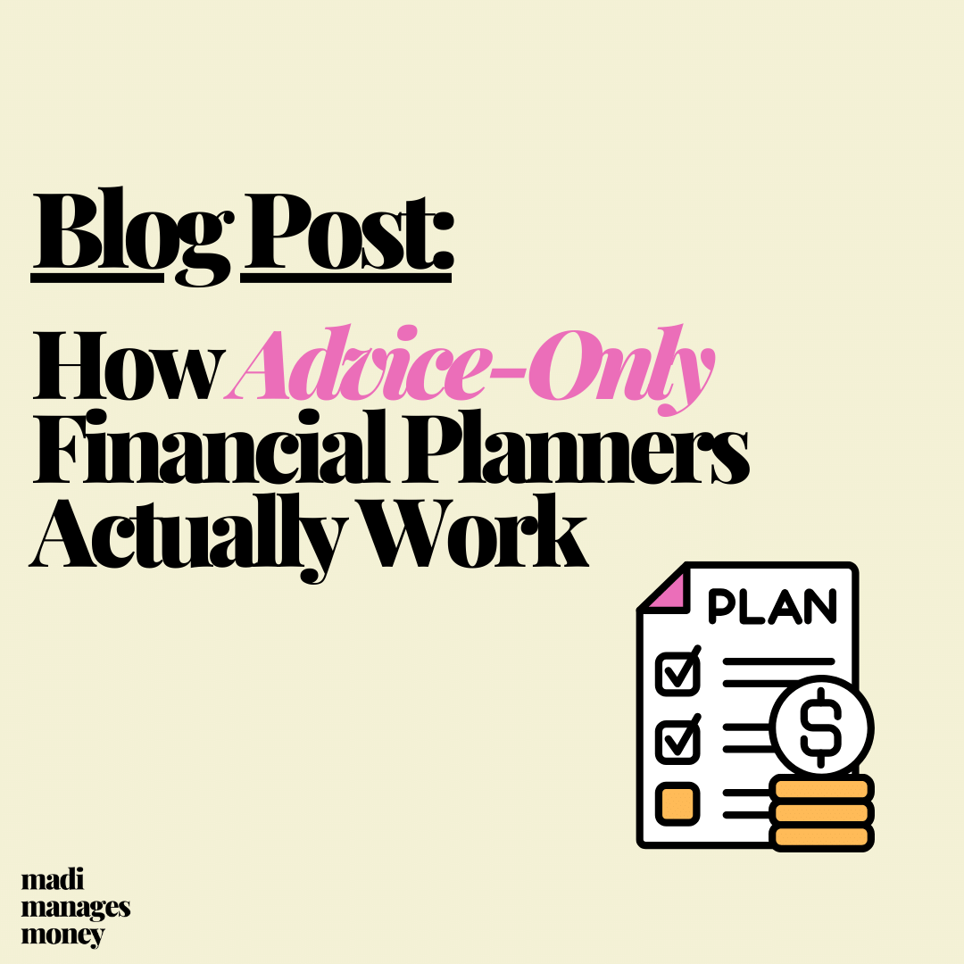 how advice only financial planners work